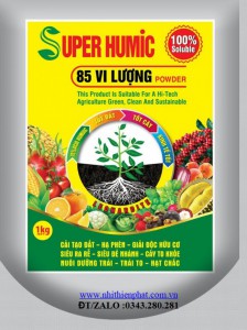 PHÂN BÓN LÁ HỮU CƠ SINH HỌC HUMÍC GÓI 1 Kg
