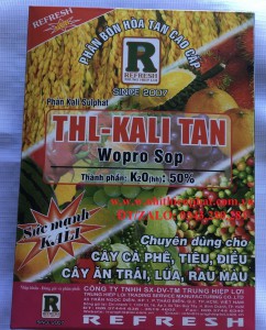 PHÂN BÓN LÁ KALI TAN LỚN TRÁI ĐẸP MÃ, CHỐNG RỤNG TRÁI NON