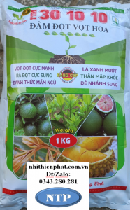 Phân bón lá 30-10-10 bung đọt vọt hoa NPV 1kg