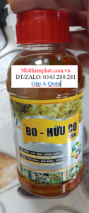 Phân bón lá trung vi lượng Bo Hữu Cơ USA MỸ, chống rụng hoa tăng đậu quả chai 500ml