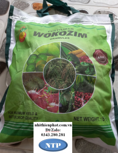 Phân bón Wokozim tổng hợp tốt lá bung rễ nặng ký trọng lượng 5kg