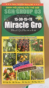 Miracle Gro 15 30 15 Hộp 2kg apsara