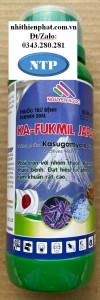 Thuốc trừ nấm khuẩn Kafumil  bệnh đạo ôn lúa, cháy bìa lá, đốm sọc vi khuẩn, đen lép hạt lúa do vi khuẩn, thối vi khuẩn/ bắp cải, bệnh loét/ cam quýt sầu riêng 240 LS (Chai)