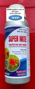 nhện chúa Super mite 200sc NN diệt nhện xanh đỏ vàng đã kháng thuốc
