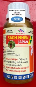 Proben diệt nhện xanh đỏ vàng lông nhung đã kháng thuốc  NN (Chai)