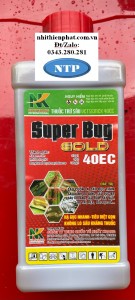 Super Bug Vetseemex Bọ trĩ, nhện gié, rầy nâu, sâu cuốn lá chai 480ml