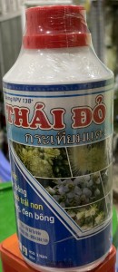 Bo Thái đỏ NPV Hạn Tăng đậu trái Chế Rụng Hoa, Trái Non CHhống Nứt Trái, Thối Đít Trái, 500ml NPV