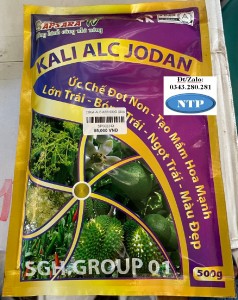 Phân bón Kích lớn trái, Nuôi trái non, lên màu, nặng ký Kali ALC ASR 500G (Gói)