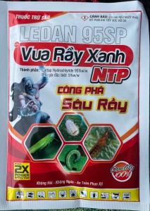 VUA RẦY XANH Padan 95SP - Gói 120g Rầy xanh rầy nâu Sâu cuốn lá, sâu đục thân