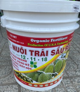 Xô nuôi trái sầu riêng 12-11-18 kali trắng kalisunfat XÔ 20KG
