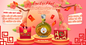 Rượu Đông Trùng Hạ Thảo bồi bổ khí huyết hỗ trợ yếu sinh lý nam giới chai 500ml