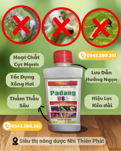 Thuốc Trừ Sâu Rệp Sáp Hại Cà Phê, Mọt Đục Cành, Sâu Đục Quả PADAN USA Supertac 500EC chai 450ml