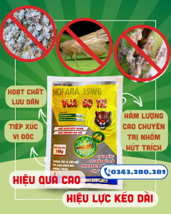 VUA BỌ TRĨ RẦY XANH RỆP KHÔNG SỢ NÓNG GÓI 100GR LDVM