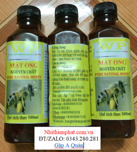 Mật ong nuôi ven rừng tự nhiên chai 500ml